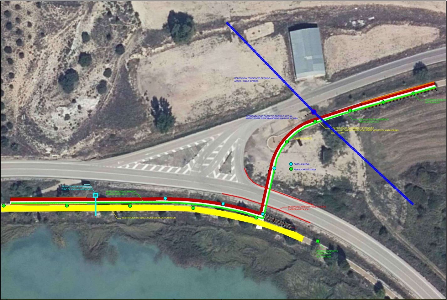 La Agencia del Agua de Castilla-La Mancha encomienda a Viales y Obras Públicas la construcción de la pasarela ciclopeatonal sobre la N-204 en Pareja (Guadalajara)