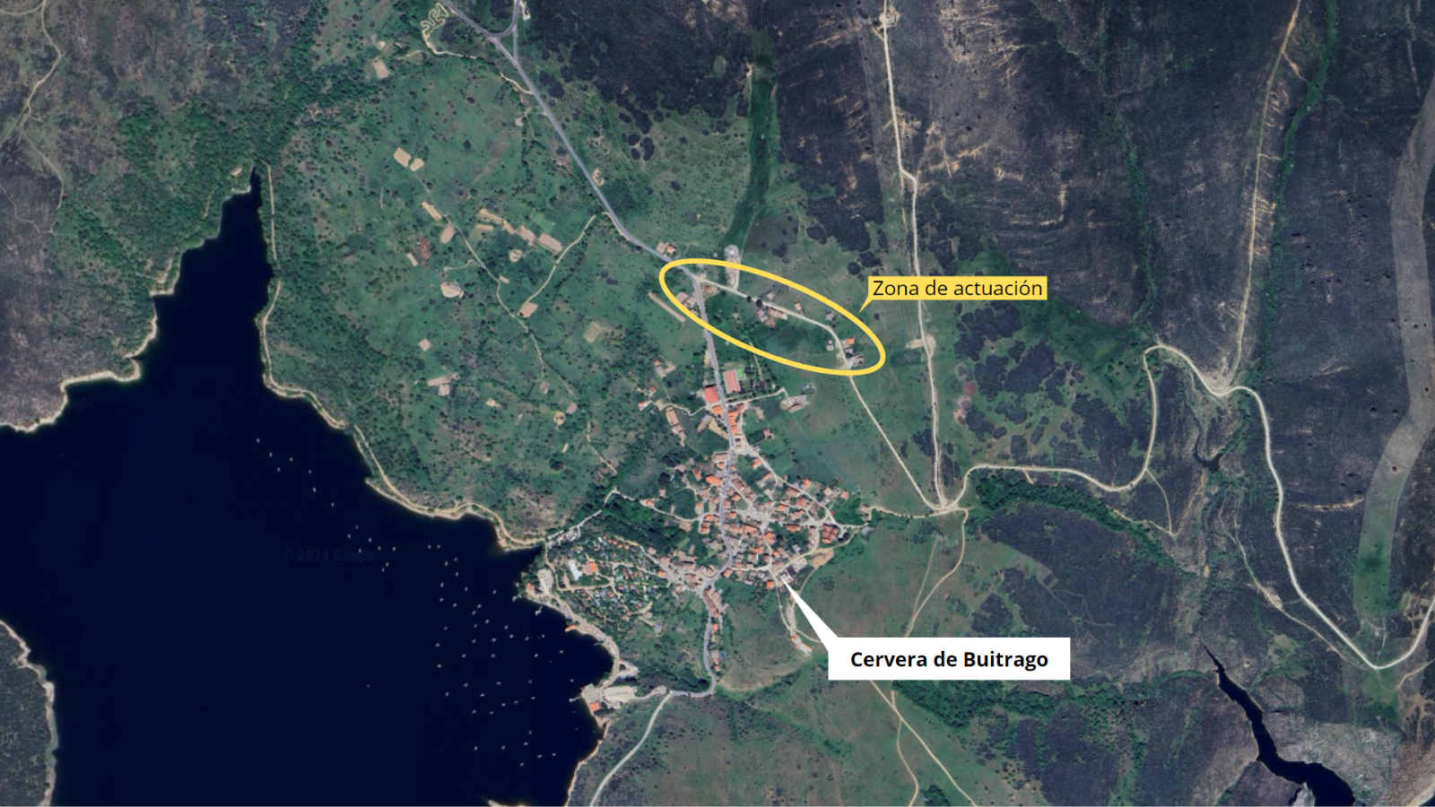 El Ayuntamiento de Cervera de Buitrago, en Madrid, apuesta por Viales para la pavimentación del tramo inicial del camino de Cervera al Atazar