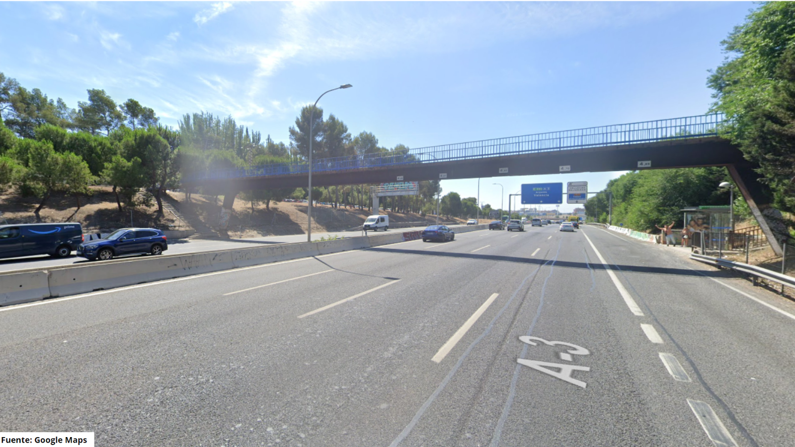 La Demarcación de Carreteras del Estado de Madrid confía a Viales las obras de emergencia en dos pasarelas de la carretera A-3 en Vallecas (Madrid)