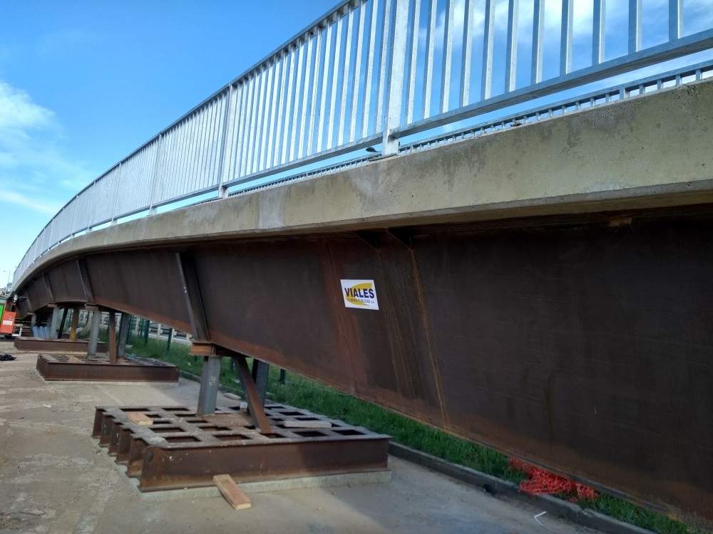 Pasarela Peatonal sobre carretera BU-11