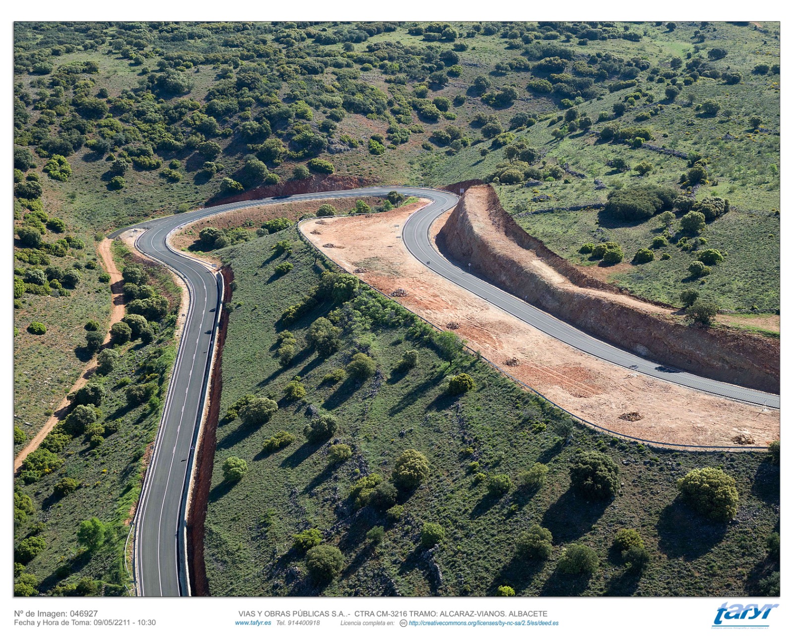 Acondicionamiento de la carretera CM-3216 Alcaraz-Vianos (Albacete)